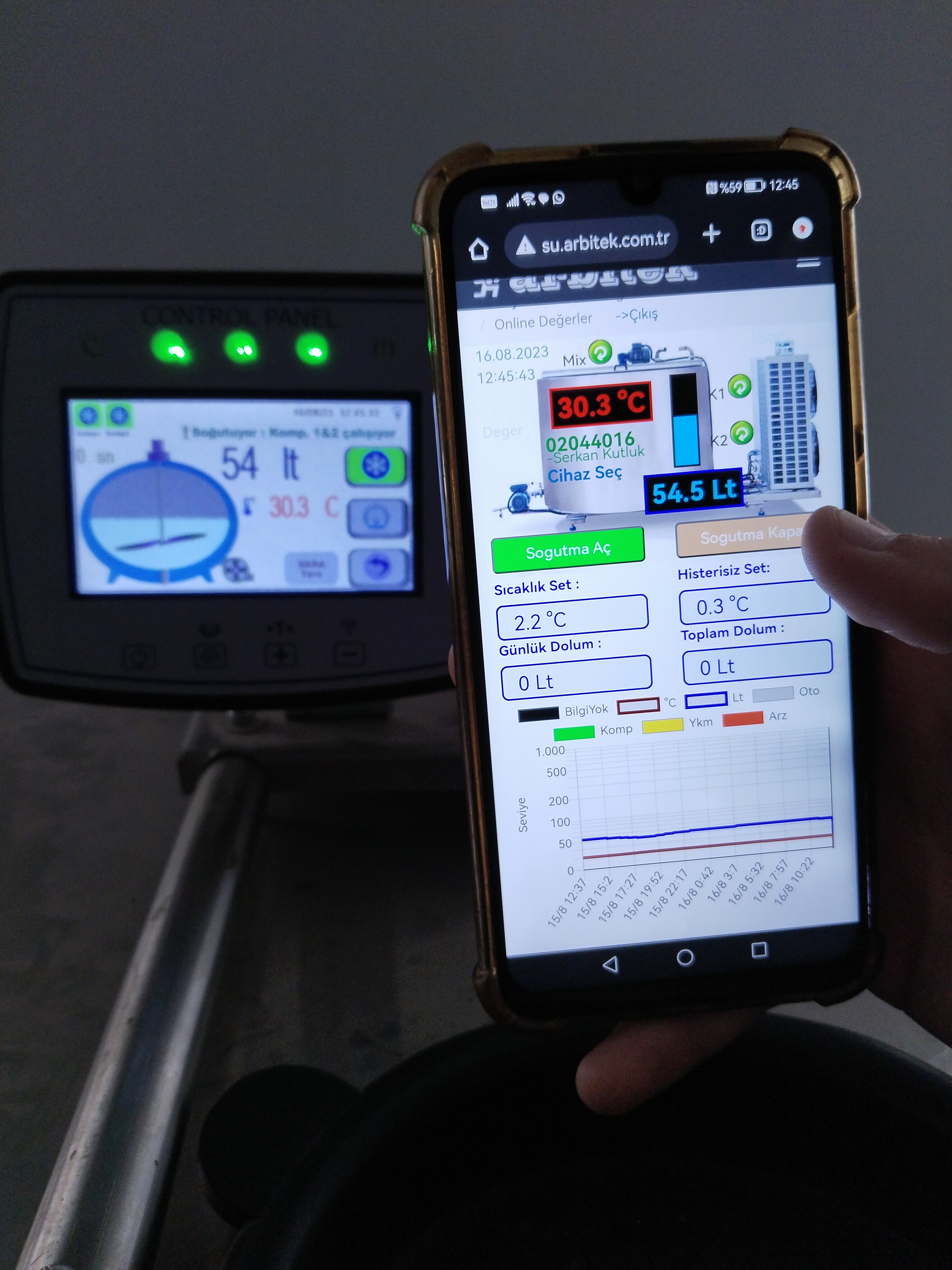 SGT0204 43 - Profesyonel Soğutma ve Yıkama Kontrol